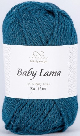 Baby Lama (Infinity) 7273 морская волна, пряжа 50г