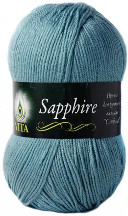 Sapphire (Vita) 1530 дымчато-голубой, пряжа 100г