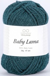 Baby Lama (Infinity) 7772 зел.мор.волна, пряжа 50г