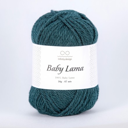 Baby Lama (Infinity) 7772 зел.мор.волна, пряжа 50г