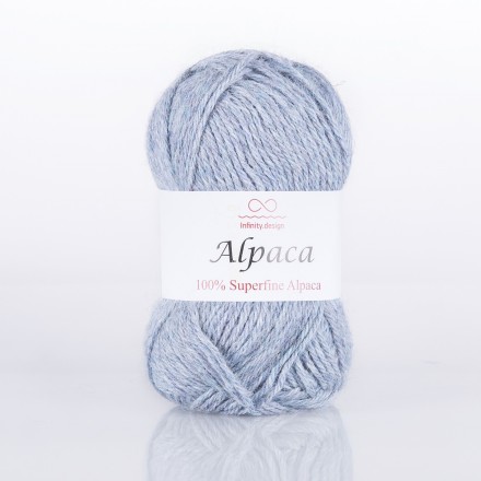 Alpaca (Infinity) 0838 голубой, пряжа 50г
