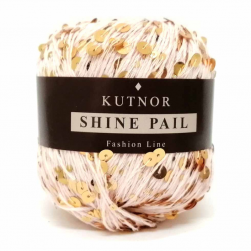 Shine Pail (Kutnor) 042 бледный персик, пряжа 50г