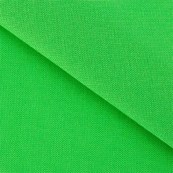 Хлопчатобумажная ярко-зеленая ткань 140г/м3 50х55 см