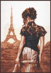 11.002 &quot;Прогулка по Парижу&quot; набор для вышивки крестом