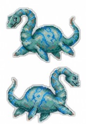 Р-301 &quot;Динозавры. Плезиозавр&quot; набор для вышивки крестом