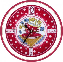 Ч-1581 &quot;Часы для уютной кухни&quot; набор для вышивания крестом