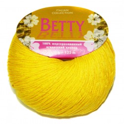 Betty (Weltus) 12 желтый, пряжа 50г