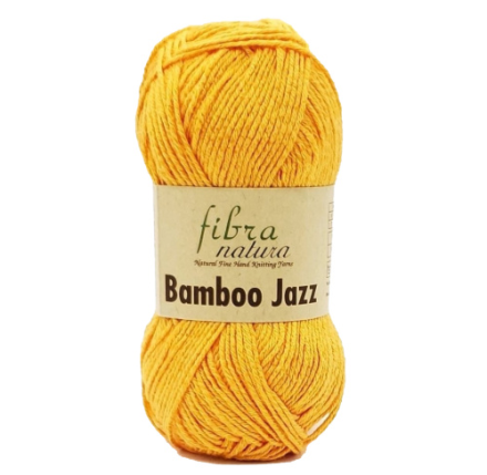 Bamboo Jazz (Fibra Natura) 235 желтый, пряжа 50г