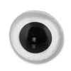 CRE-4,5 белые глаза кристальные с шайбами 4,5 мм, 4 шт
