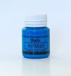 WT16.20 голубой ArtMatt краска акриловая 20 мл