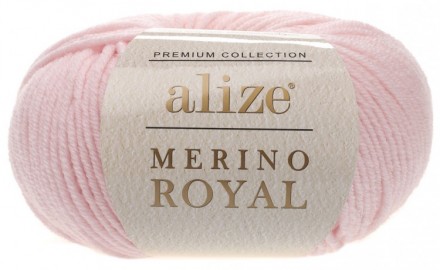 Merino royal​ (Alize) 31 св.розовый, пряжа 50г