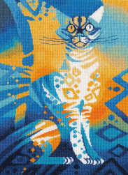 1457 &quot;Египетская кошка&quot; набор для вышивки крестом