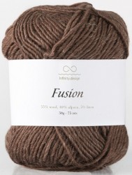 Fusion (Infinity) 3161 молочный шоколад, пряжа 50г