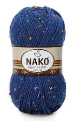 Tweed Super Hit (Nako) 2394 чернильный, пряжа 100г