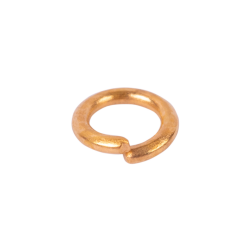 R-05 01 под золото, кольца для бус 2,5 мм, 50шт