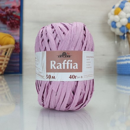 Raffia (Artland) 23 розово-сиреневый 40г