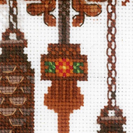 1730 &quot;Часы с кукушкой&quot; набор для вышивки крестом