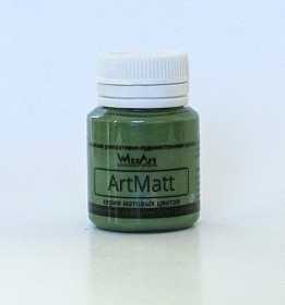 WT13.20 зеленый окись хрома ArtMatt краска акриловая 20 мл