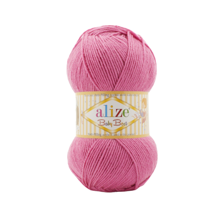 Baby Best (Alize) 157 розовый коралл, пряжа 100г