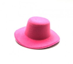26675 Шляпа круглая, 5,5 см, цв. розовый