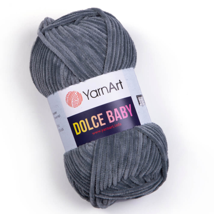 Dolce Baby (Yarnart) 760 серый, пряжа 50г