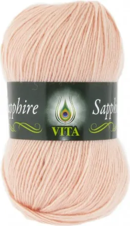 Sapphire (Vita) 1539 св.персик, пряжа 100г