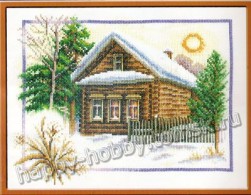 ПС-333 &quot;Зима в деревне&quot; набор для вышивания крестом