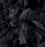 Puffy Fur (Alize) 6101 черный, пряжа 100г