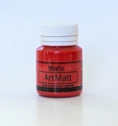 WT20.20 красный теплый ArtMatt краска акриловая 20 мл