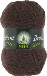 Brilliant​ (Vita) 5115 холодный коричневый, пряжа 100г