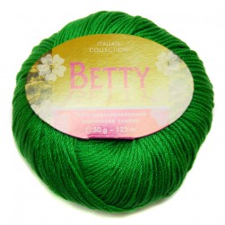 Betty (Weltus) 45 ярко-зеленый, пряжа 50г