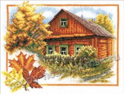 ПС-314 &quot;Осень в деревне&quot; набор для вышивания крестом