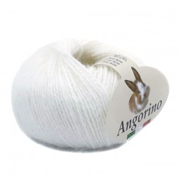 Angorino (Kutnor) 7146 белый, пряжа 25г