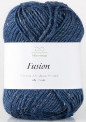 Fusion (Infinity) 6364 тем.джинсовый, пряжа 50г