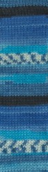 Superwash Wool (Alize) 4446 бирюза-джинс-т.серый, пряжа 100г