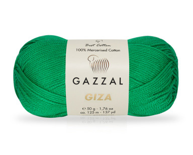 Giza (Gazzal) 2460 ярко-зеленый, пряжа 50г
