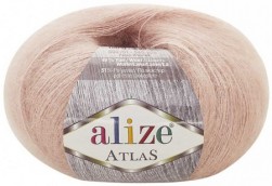 Atlas (Alize) 404 розовая пудра, пряжа 50г