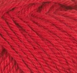 Big Alpaca Wool (Infinity) 4219 красный, пряжа 50г