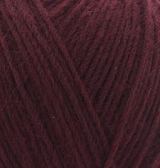 Superwash Wool (Alize) 578 бордовый, пряжа 100г