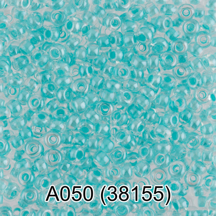 38155 (A050) св.бирюзовый круглый бисер Preciosa 5г