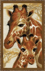 1697 &quot;Жирафы&quot; набор для вышивки крестом