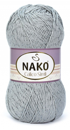 Calico Simli (Nako) 10255 серый, пряжа 100г