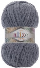 Softy Plus (Alize) 87 серый, пряжа 100г