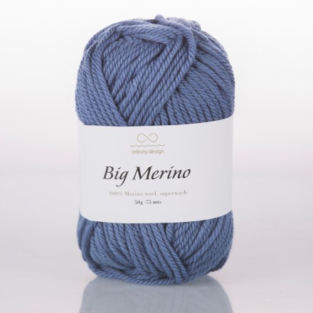 Big Merino (Infinity) 6052 джинсовый, пряжа 50г