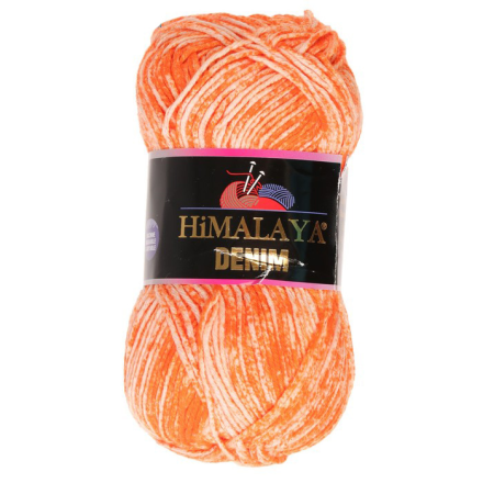 Denim (Himalaya) 115-12 оранжевый, пряжа 50г