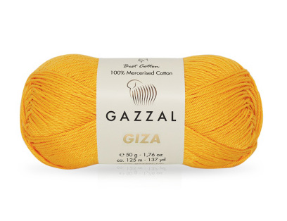 Giza (Gazzal) 2464 яр.желтый, пряжа 50г
