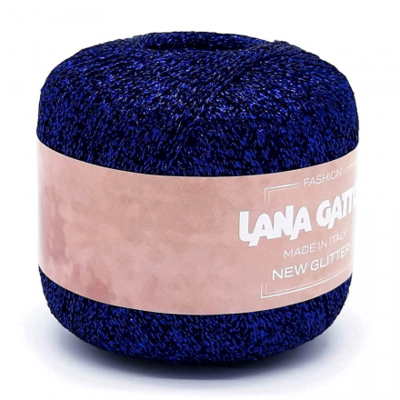 New Glitter (Lana Gatto) 9115 сине-фиолетовый, пряжа 25г