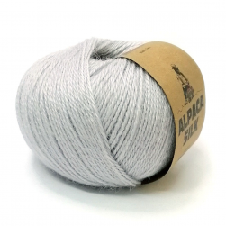 Alpaca Silk (Kutnor) 3831 серо-сиреневый, пряжа 50г
