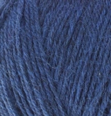 Superwash Wool (Alize) 846 темно синий, пряжа 100г