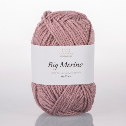 Big Merino (Infinity) 4331 пыльная роза, пряжа 50г